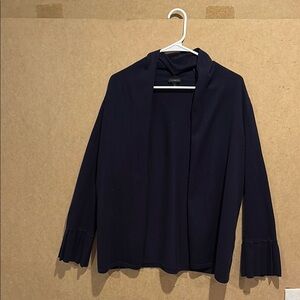 Talbots Navy Blazer Lightweight Cardigan.
